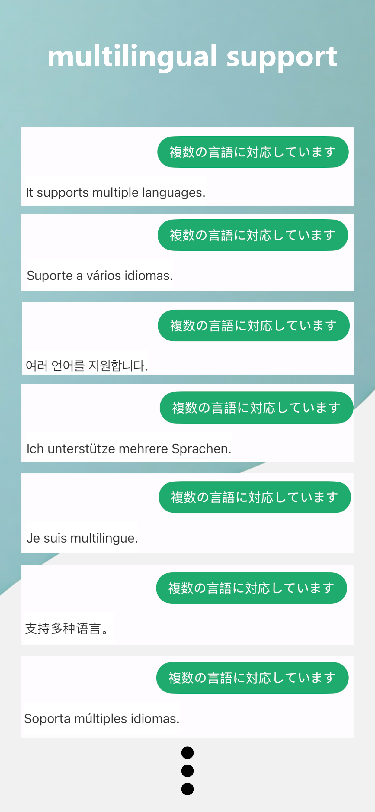 Multi-language support
